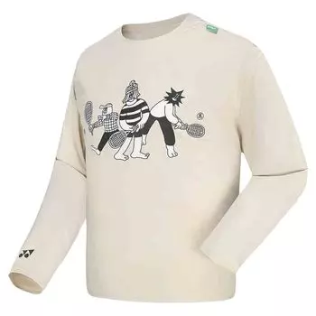 Свитшот унисекс YONEX, хаки/бежевый