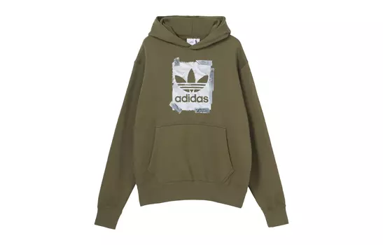 Свитшот унисекс зеленый Adidas Originals, зеленый
