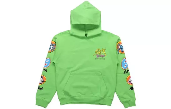 Свитшот унисекс зеленый Chrome Hearts, зеленый