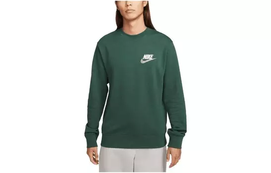 Свитшот унисекс зеленый Nike, зеленый