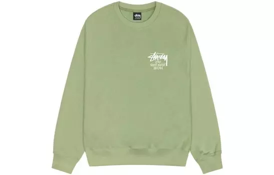 Свитшот унисекс зеленый Stussy, зеленый