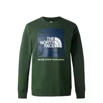Свитшот унисекс зеленый The North Face, зеленый