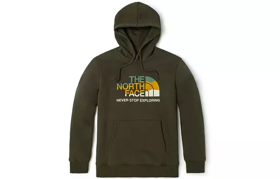 Свитшот унисекс зеленый The North Face, зеленый