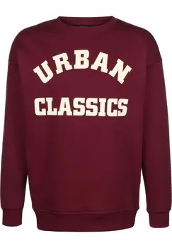 Свитшот Urban Classics, бордовый