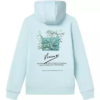 Свитшот Van Gogh Museum 2.0 женский небесно-голубой Fila