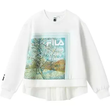 Свитшот Van Gogh X Van Gogh Museum 2.0 женский Cloud White Fila