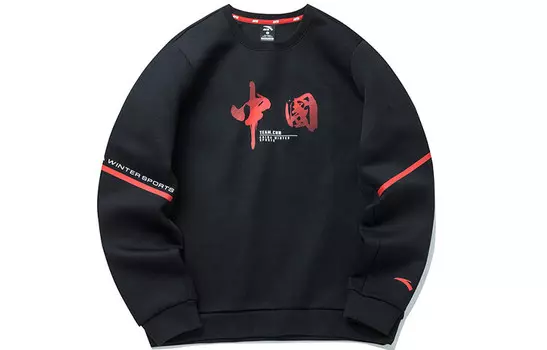 Свитшот Variety Training Collection унисекс черный Anta, черный