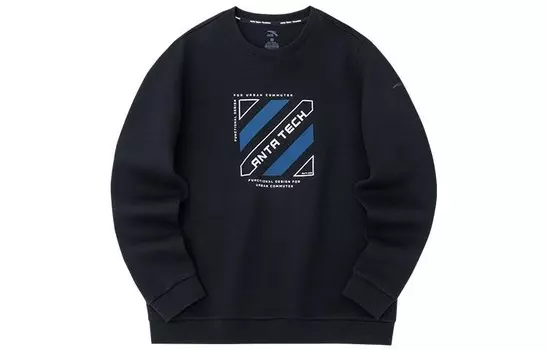 Свитшот Variety Training Collection унисекс черный Anta, черный