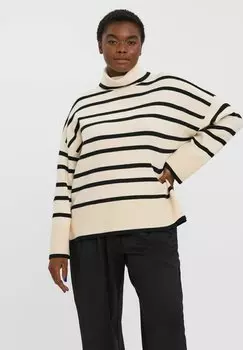 Свитшот Vero Moda Curve БЛУЗКА-РУЛЛНЕК VMCSABA PLUS SIZE, цвет birch