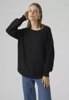 Свитшот Vero Moda NANCY LS BOATNECK GA EXC, черный