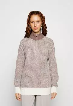Свитшот Vero Moda ВМЧИАРА HIGHNECK, цвет brown lentil/birch
