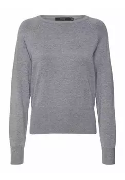 Свитшот Vero Moda ВМЛАУРА LS, цвет medium grey melange
