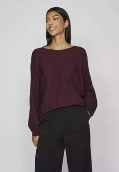 Свитшот VILA, цвет winetasting