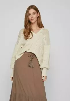 Свитшот VILA ДЕТАИЛРАЙХЕР, цвет birch