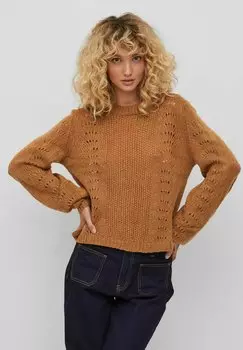 Свитшот VILA DETAILREICHER, цвет toasted coconut