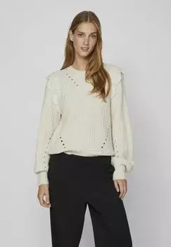 Свитшот VILA DETAILREICHER, цвет white sand