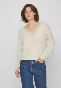 Свитшот VILA NVERZIERTER, суперлегкий натуральный мелан