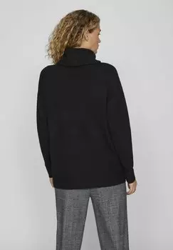 Свитшот VILA РОЛЛКРАГЕН, черный