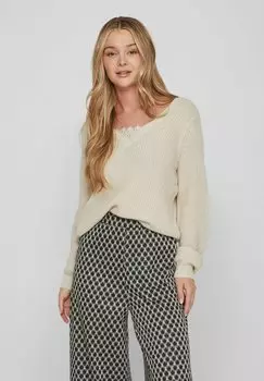 Свитшот VILA ВЕНДБАРЕР, суперлегкий натуральный мелан