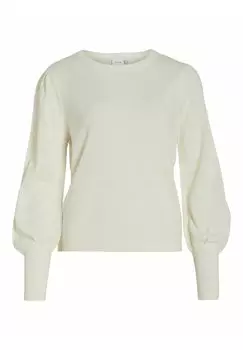 Свитшот VILA VIAVA L S O-NECK KA, цвет cloud dancer