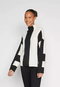 Свитшот VILA ВИКАТИЯ, цвет cloud dancer black