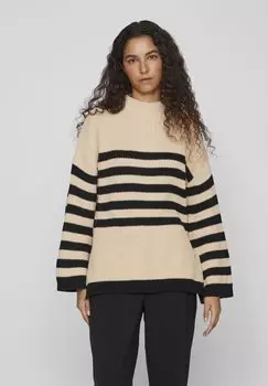 Свитшот VILA ВИКИНГ, цвет black oatmeal