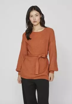 Свитшот VILA ВИРИЛ, цвет burnt orange