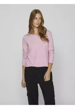 Свитшот VILA VIRIL O-NECK NOOS, пастельная лаванда