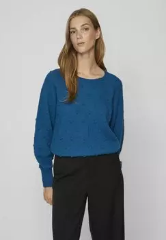 Свитшот VILA VITULI O-NECK ON PB, цвет moroccan blue
