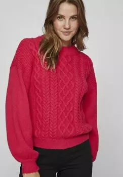 Свитшот VILA ZOPF, цвет love potion