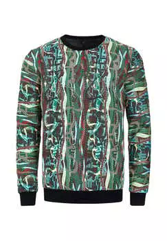 Свитшот в классном нью-йоркском стиле Rusty Neal, зеленый