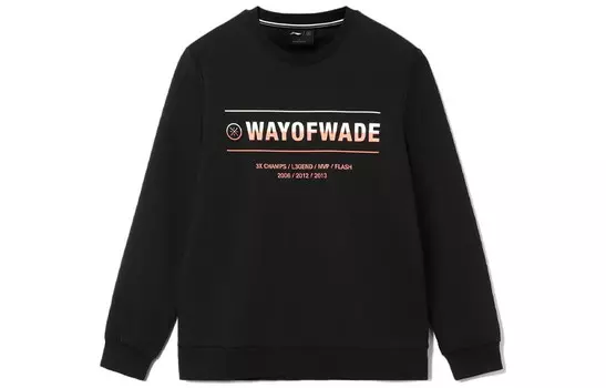 Свитшот Wade Collection для мужчин, черный Lining, черный