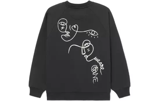 Свитшот Wade Collection унисекс Lining, черный