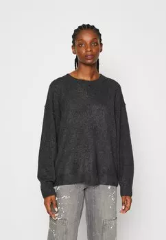 Свитшот Weekday СВИТЕР ANNIE, цвет dark grey melange
