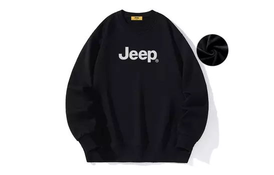 Свитшот Wrangler Leisure Series унисекс Jeep, черный/серый