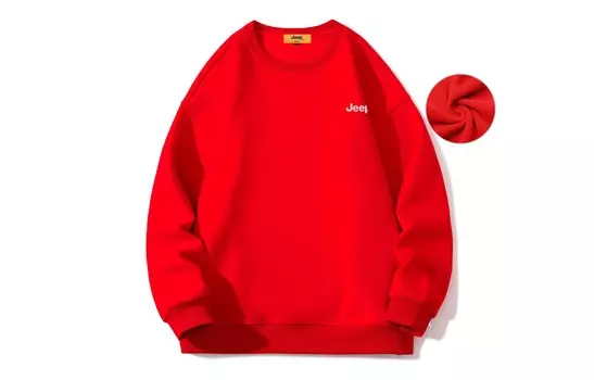 Свитшот Wrangler Leisure Series унисекс Jeep, True Red
