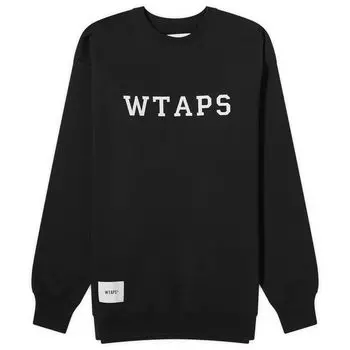 Свитшот Wtaps 03 Crew Neck, черный