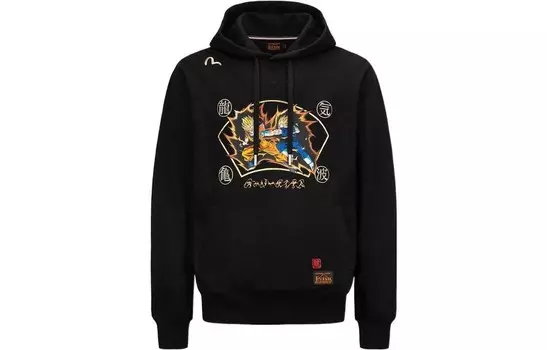 Свитшот X Dragon Ball Z Co-Branded унисекс черный Evisu, черный