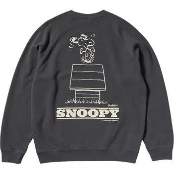 Свитшот X PEANUTS Co-branded Series унисекс темно-серый Uniqlo, темно-серый