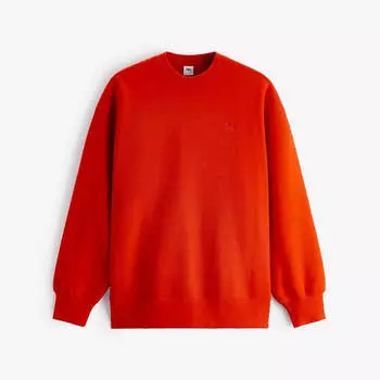 Свитшот Zara Contrast Print, оранжевый