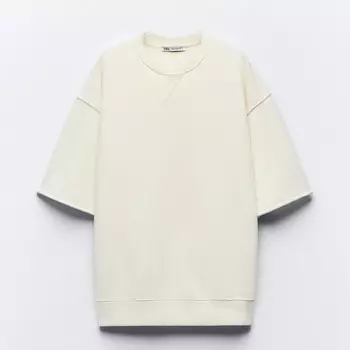 Свитшот Zara Plush, белый