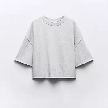 Свитшот Zara Plush, серый