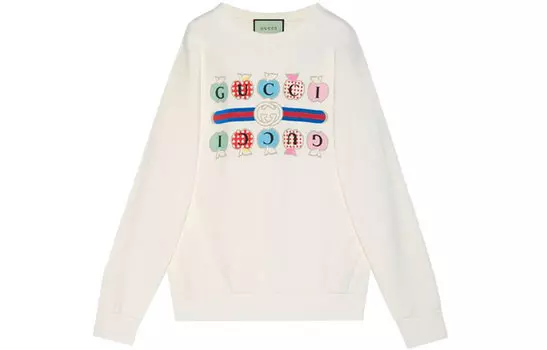 Свитшот женские цвета экрю GUCCI, Ecru