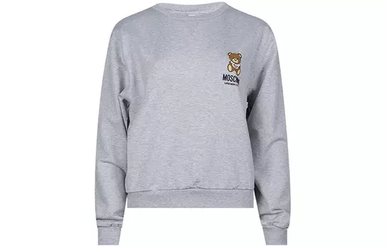 Свитшот женские серые MOSCHINO, серый
