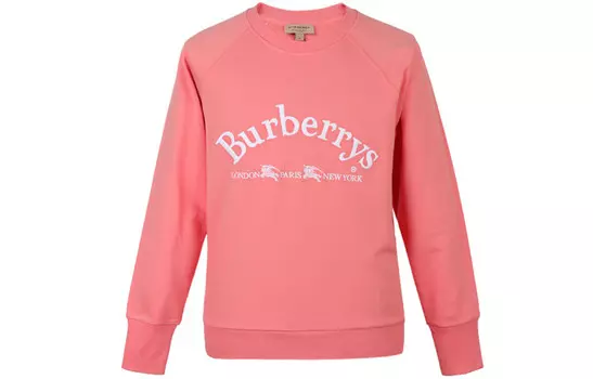 Свитшот женский арбузно-красный Burberry