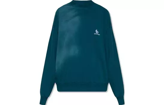 Свитшот женский Balenciaga, бирюзовый