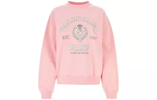 Свитшот женский Balenciaga, розовый