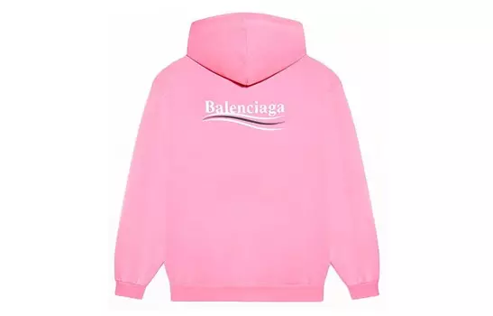 Свитшот женский Balenciaga с логотипом, светло-розовый