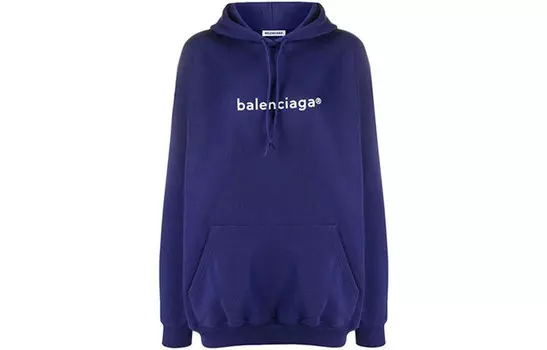 Свитшот женский Balenciaga, темно-синий