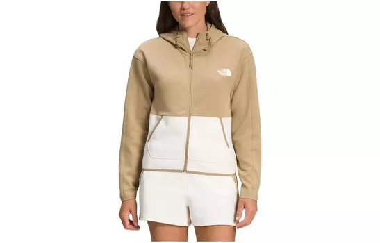 Свитшот женский белый/коричневый The North Face